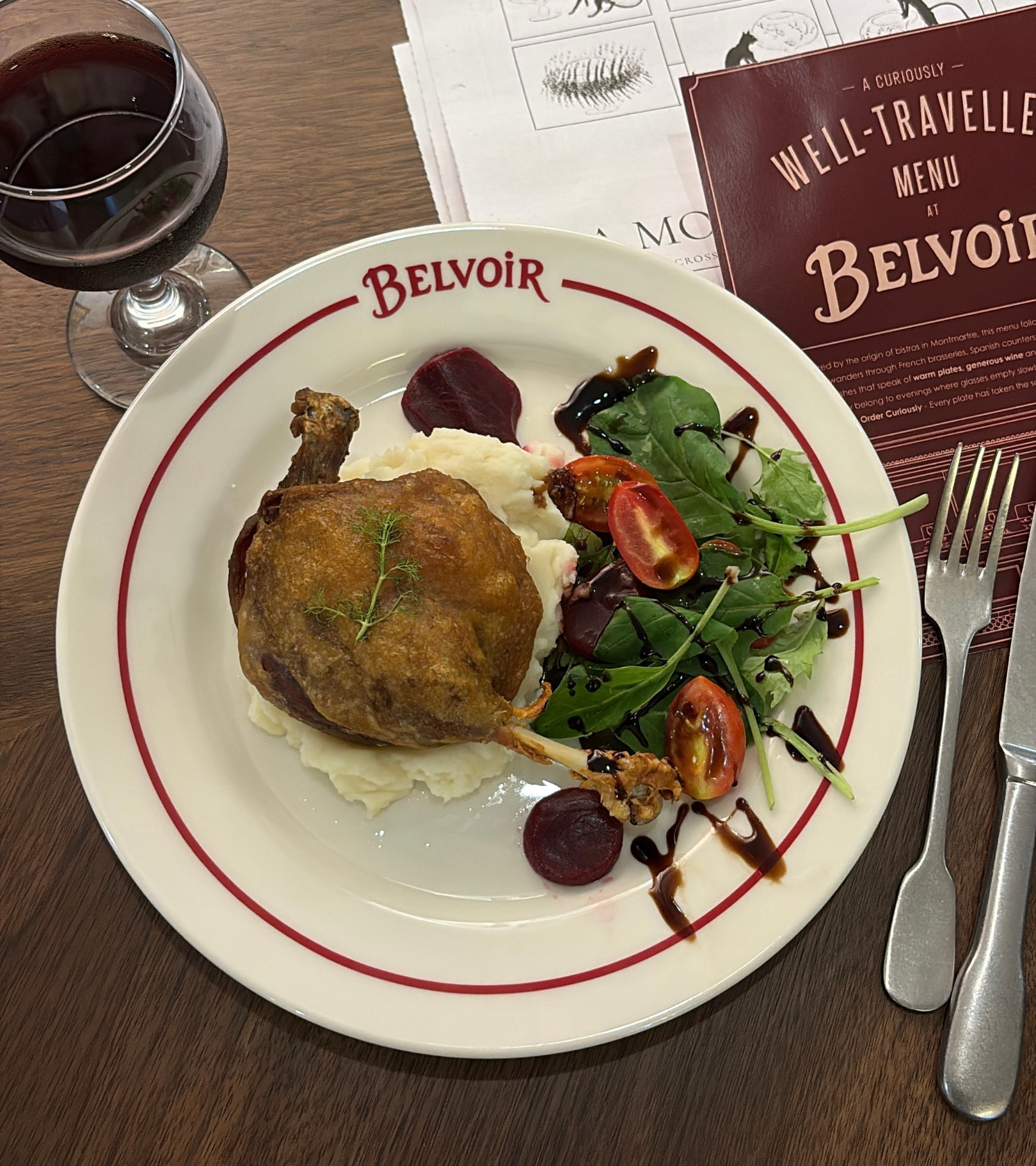 河狸餐酒館 Belvoir 鴨腿料理